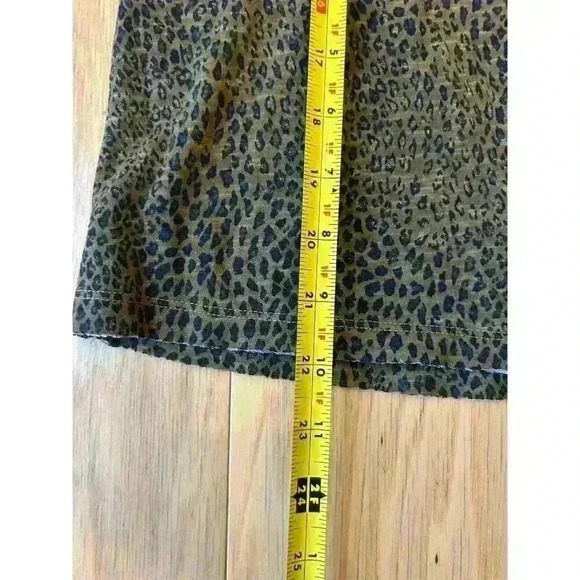 Free People Leopard Short Sleeve Shirt size XS - Picture 5 of 6